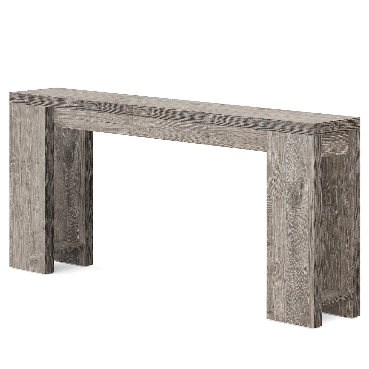 70.9" Wood Console Table, Farmhouse Sofa Table Entryway Table