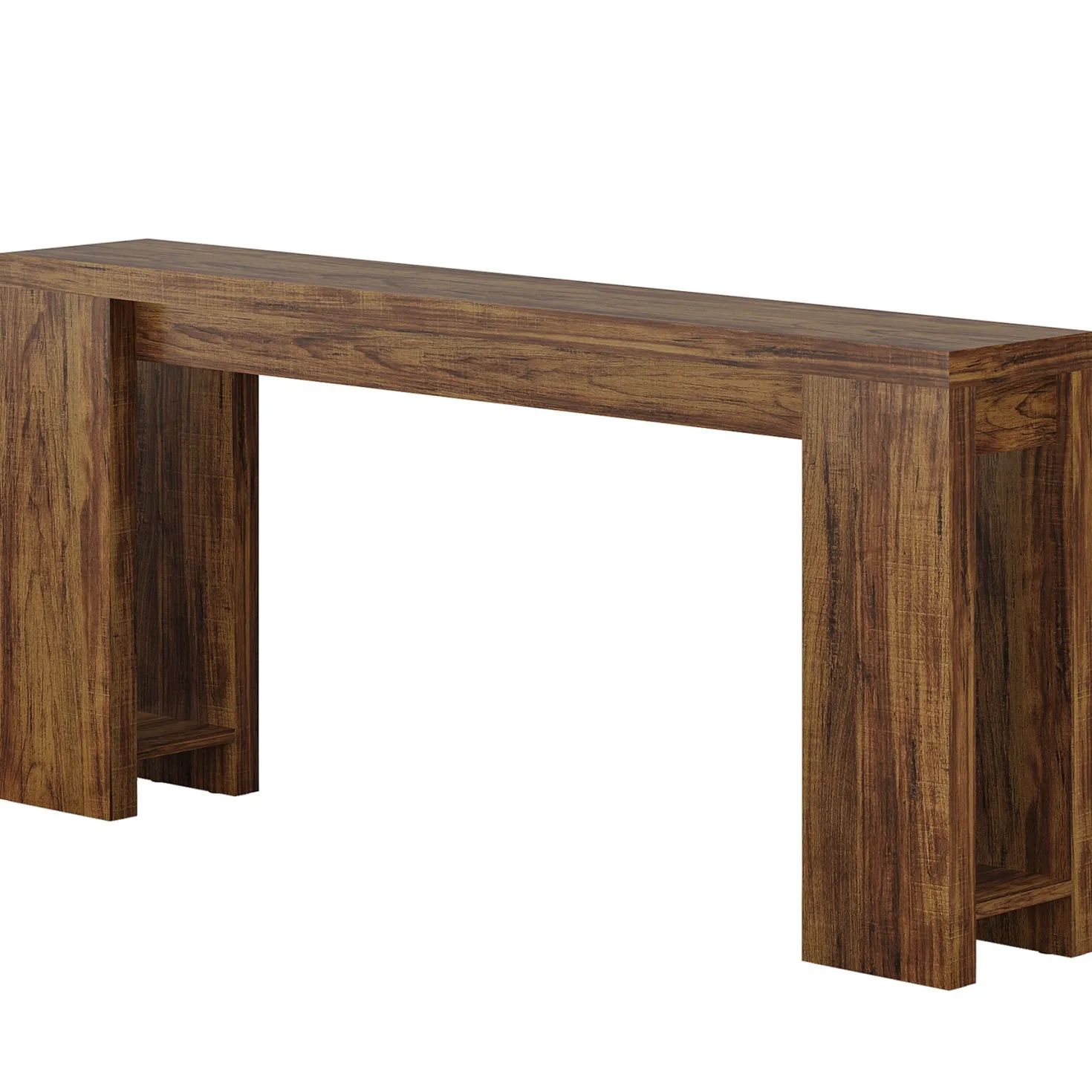 70.9" Wood Console Table, Farmhouse Sofa Table Entryway Table
