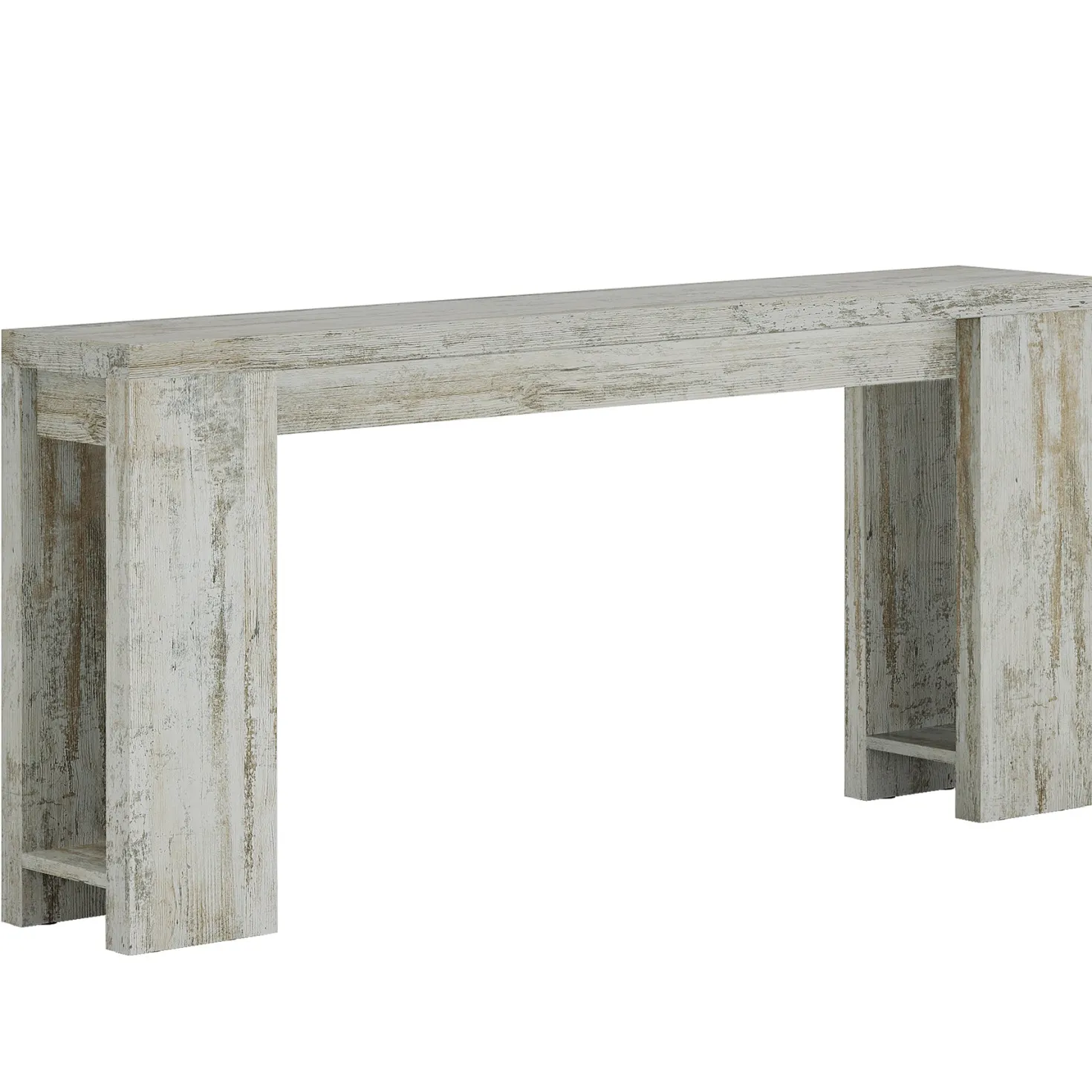 70.9" Wood Console Table, Farmhouse Sofa Table Entryway Table