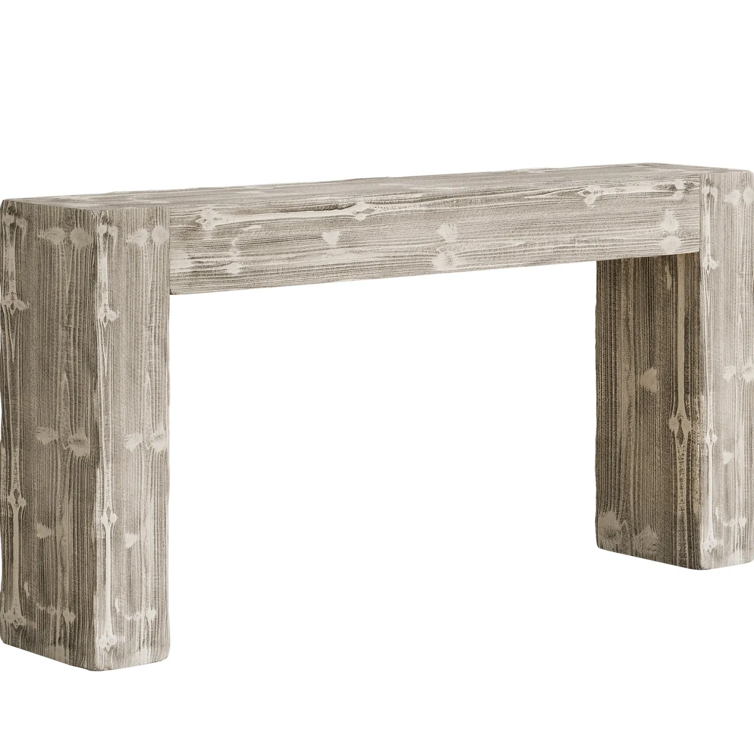 63" Wood Console Table, Farmhouse Sofa Table Entryway Table