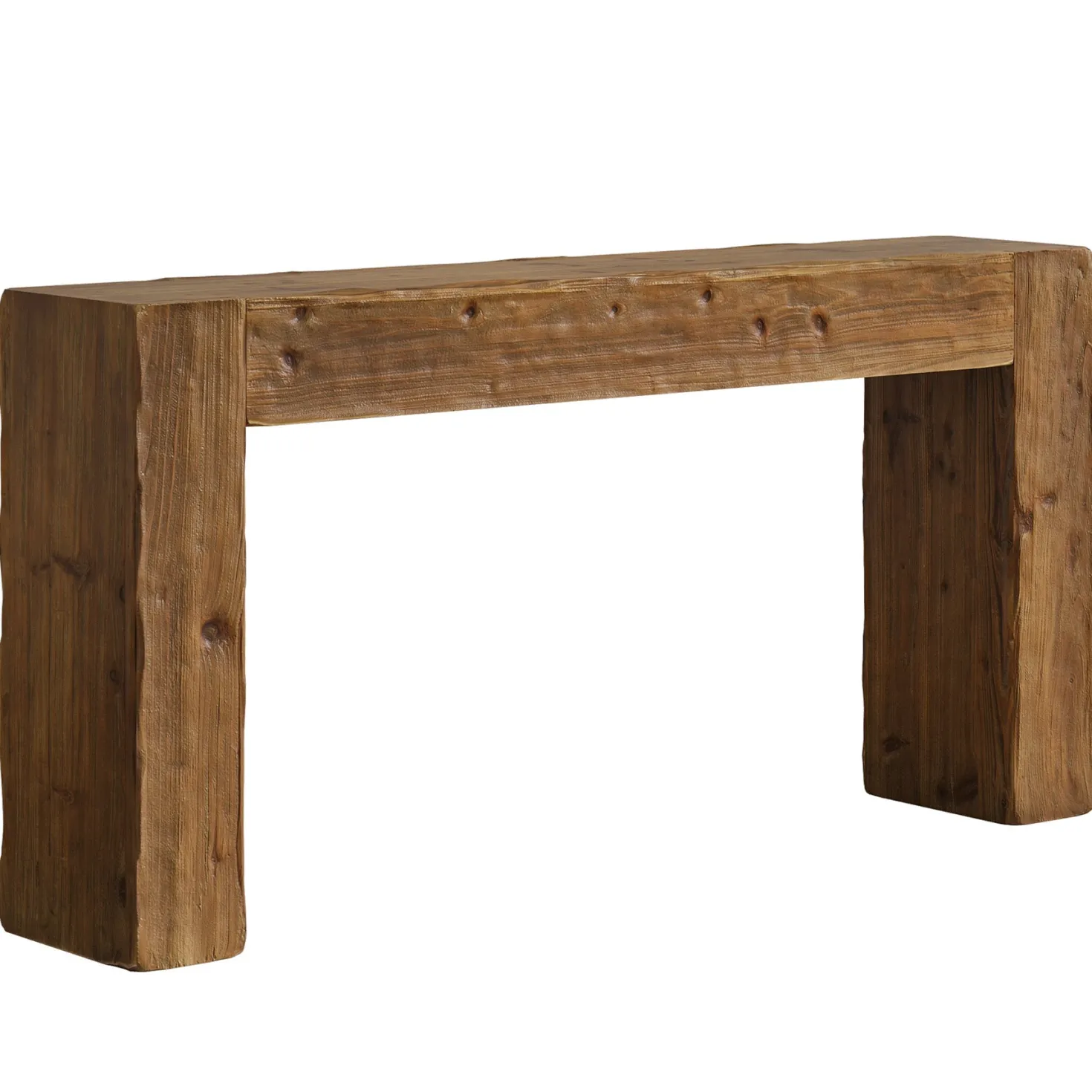63" Wood Console Table, Farmhouse Sofa Table Entryway Table