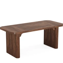62.2" Wood Executive Desk Simple Rectangular Computer Desk Writing Table