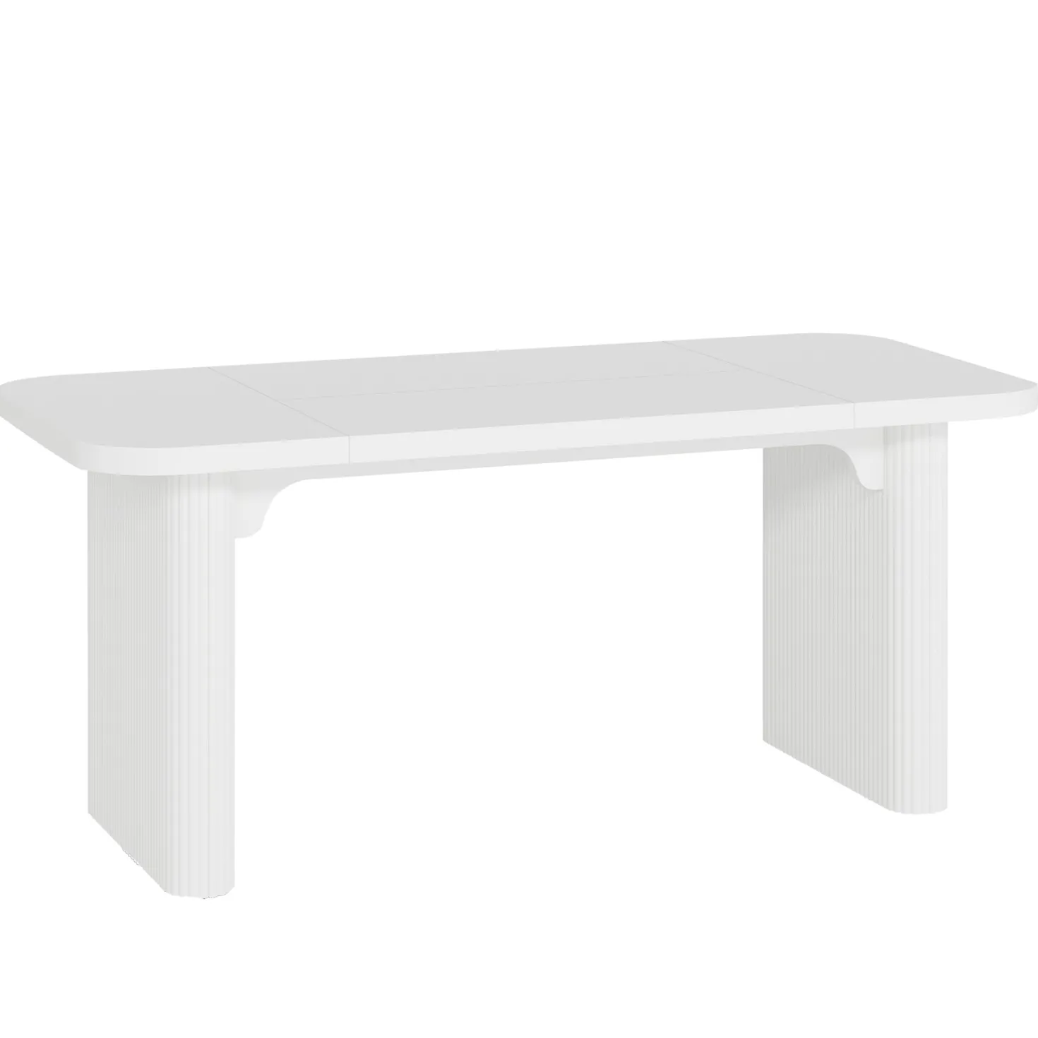 62.2" Wood Executive Desk Simple Rectangular Computer Desk Writing Table