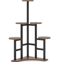 Corner Plant Stand Indoor, 6 Tiered Plant Shelf Flower Stand