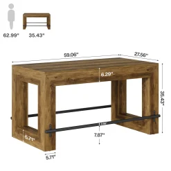 Counter Height Bar Table, 59