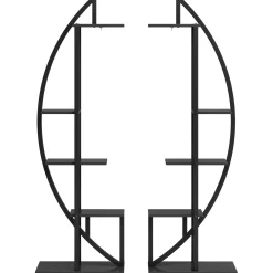 Curved Plant Stand Pack of 2, 5-Tier Flower Display Shelf