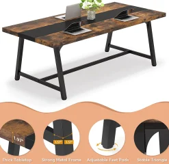 Dining Table for 8 People, 70.87