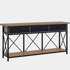 3-Drawer Console Table, 70.8