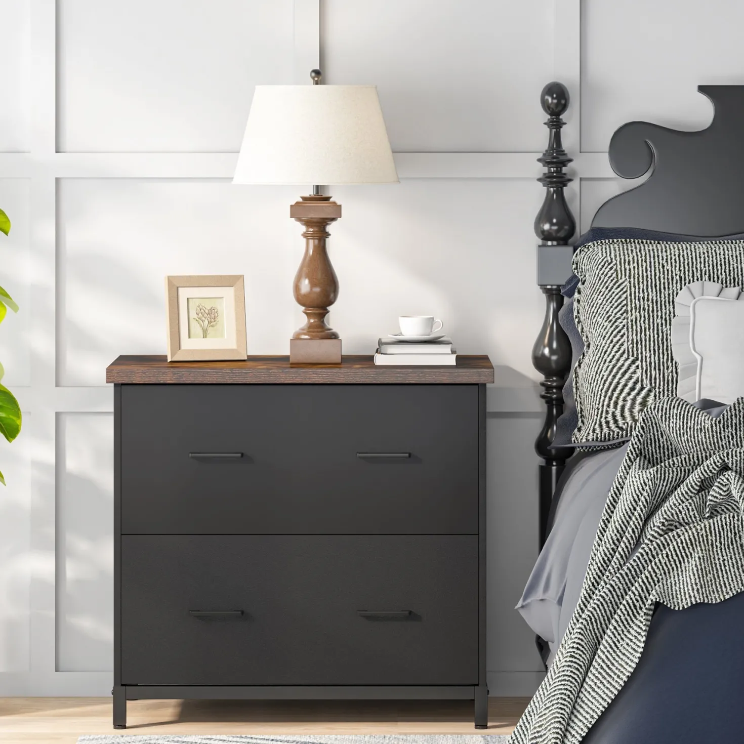 2-Drawer File Cabinet, Lateral Filing Cabinet Printer Stand