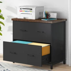2-Drawer File Cabinet, Lateral Filing Cabinet Printer Stand