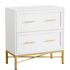 2-Drawer File Cabinet, Lateral Storage Cabinet Printer Stand