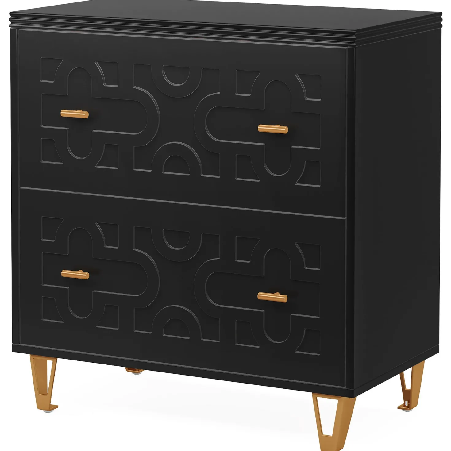 2-Drawer File Cabinet, Modern Storage Filing Cabinet Printer Stand