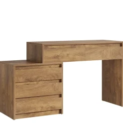 5-Drawer Makeup Vanity Desk, Modern Dressing Table with Cabinet