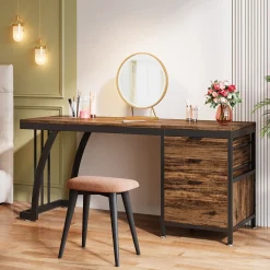 3-Drawer Makeup Vanity Desk, 59