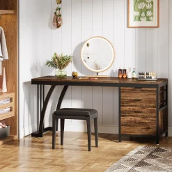 3-Drawer Makeup Vanity Desk, 59