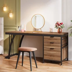 3-Drawer Makeup Vanity Desk, 59