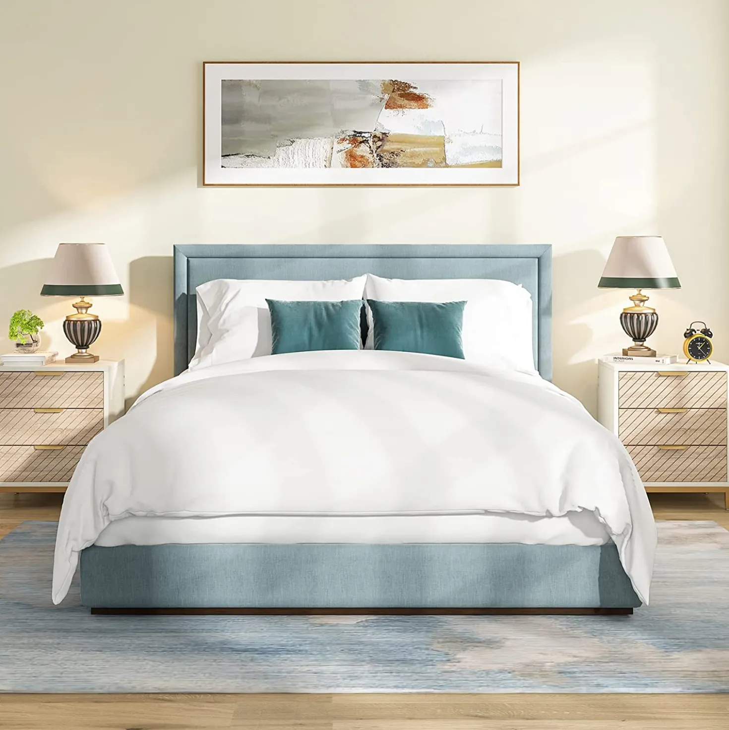 3-Drawer Nightstand Bedside End Table for Bedroom