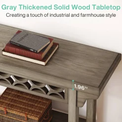 Farmhouse Console Table, 70.8