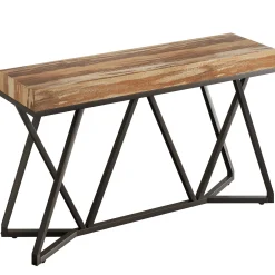 Farmhouse Console Table, 55" Sofa Table Wood Entryway Table