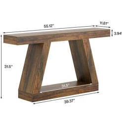 Farmhouse Console Table, 55