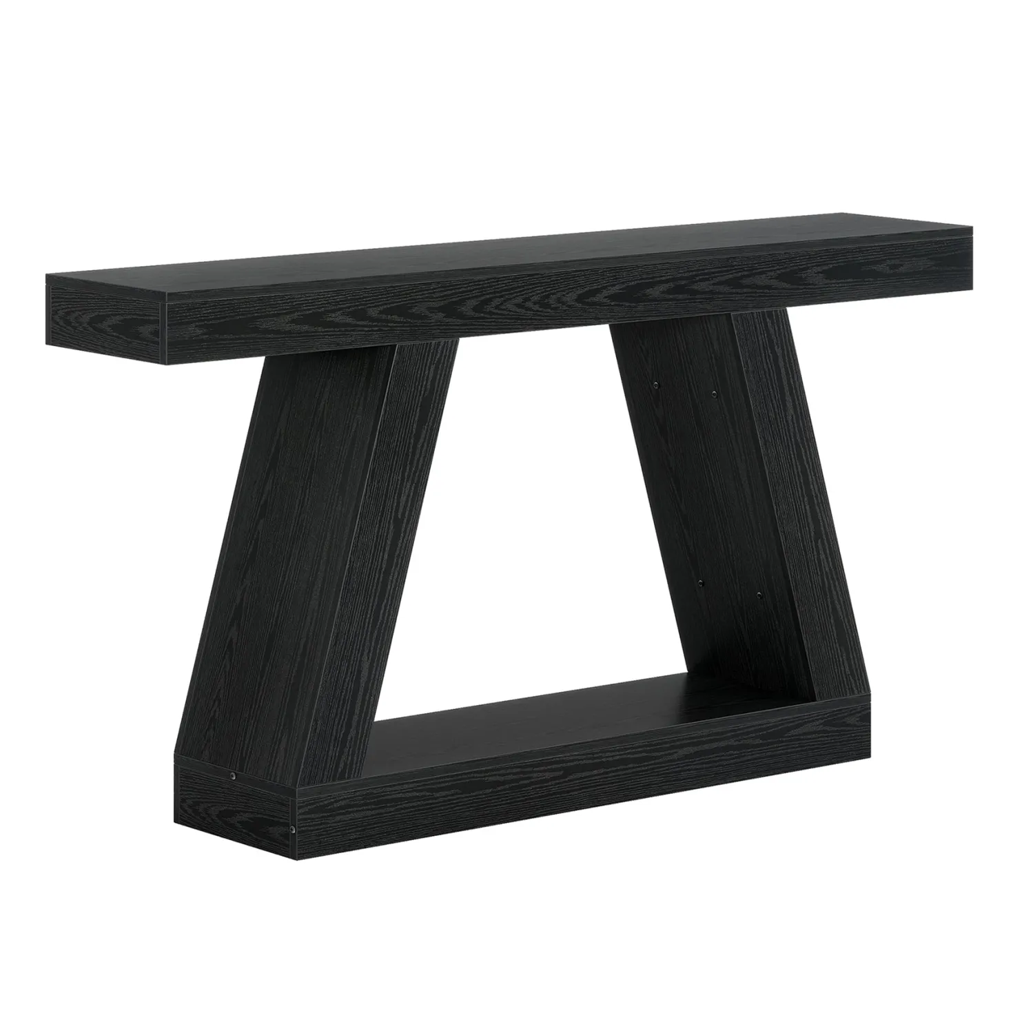 Farmhouse Console Table, 55" Sofa Table with Storage