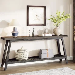 Farmhouse Console Table, 70.9