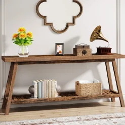 Farmhouse Console Table, 70.9