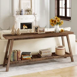Farmhouse Console Table, 70.9