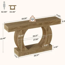 Farmhouse Console Table, 59