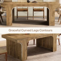 Farmhouse Dining Table, 70.87
