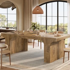 Farmhouse Dining Table, 70.87