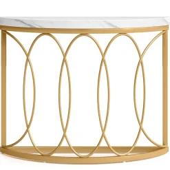 Faux Marble Console Table, 43