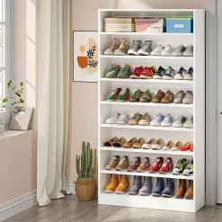 Freestanding Shoe Cabinet, 9-Tier 40-45 Pairs Shoe Storage Rack