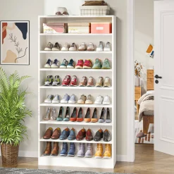 Freestanding Shoe Cabinet, 9-Tier 40-45 Pairs Shoe Storage Rack