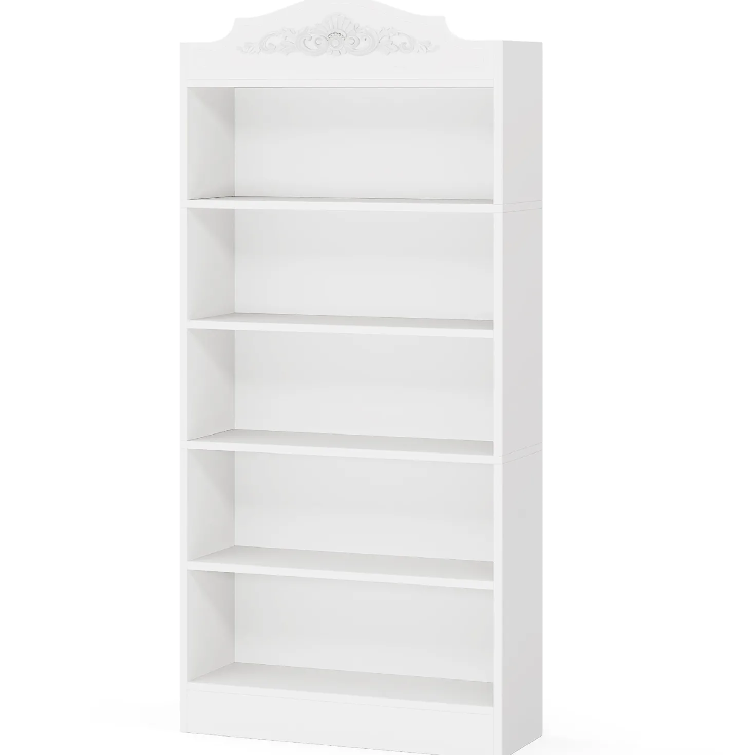 Freestanding Shoe Cabinet, 72.8" Wood 5 Tiers Shoe Storage Rack