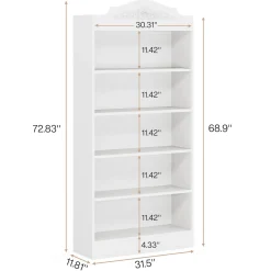 Freestanding Shoe Cabinet, 72.8