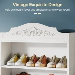Freestanding Shoe Cabinet, 72.8