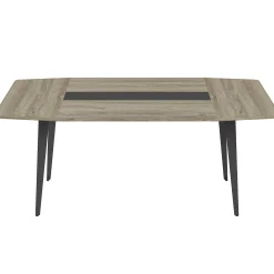 6FT / 8FT Conference Table, Modern Boat Shaped Meeting Table