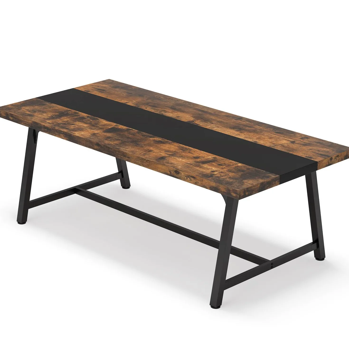 6FT Conference Table, 70.8'' Executive Desk Office Computer Meeting Table