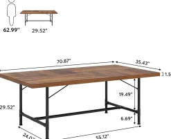 6FT Conference Table, 70.8