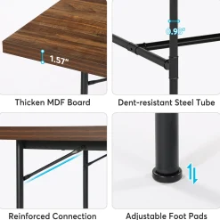 6FT Conference Table, 70.8