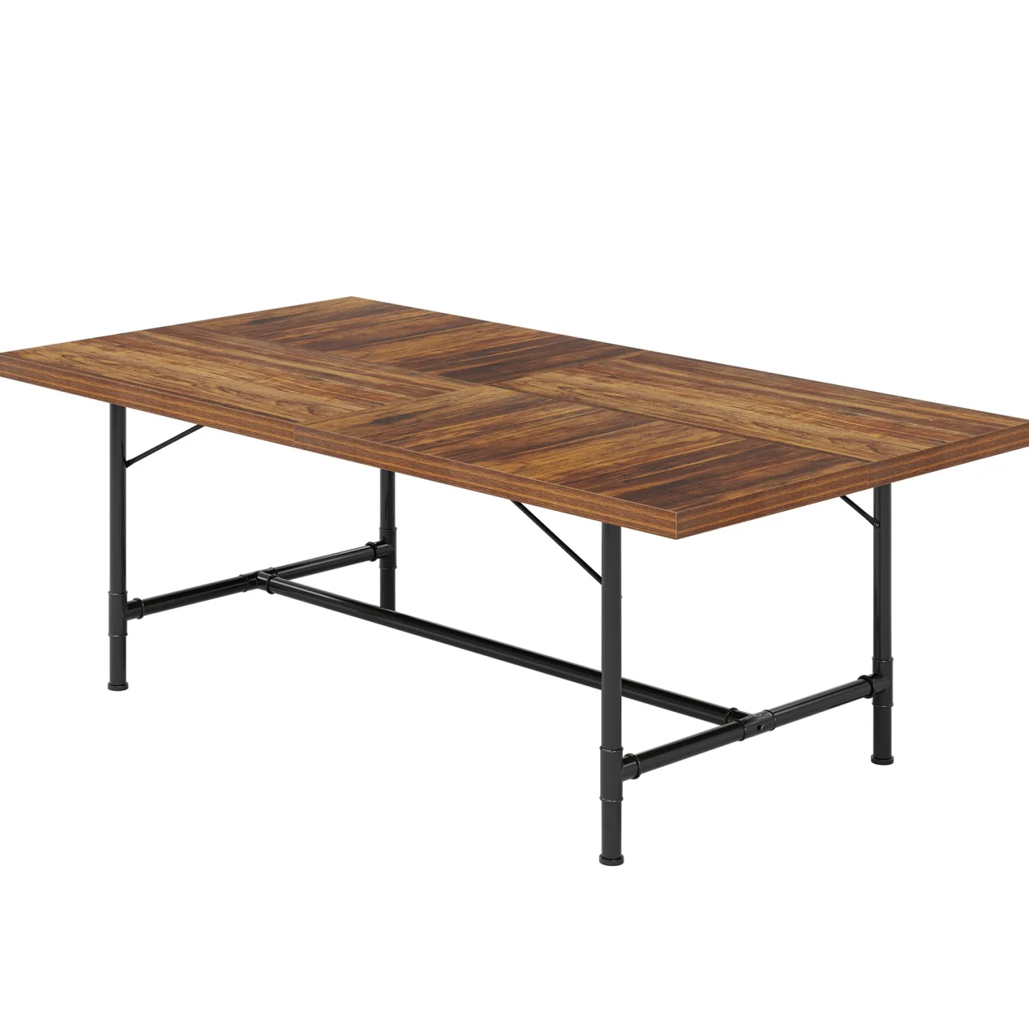 6FT Conference Table, 70.8" Rectangle Training Table Boardroom Desk