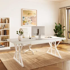 6FT Conference Table, Rectangle Meeting Room Table Executive Desk
