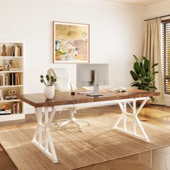6FT Conference Table, Rectangle Meeting Room Table Executive Desk