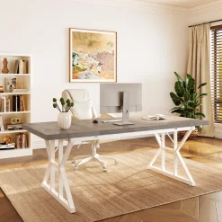 6FT Conference Table, Rectangle Meeting Room Table Executive Desk