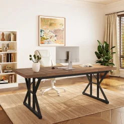 6FT Conference Table, Rectangle Meeting Room Table Executive Desk