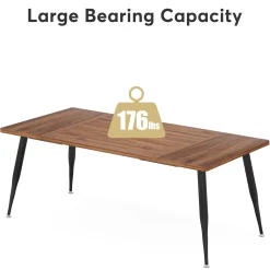 6FT Conference Table, Rectangular Meeting Room Table Seminar Desk