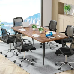 6FT Conference Table, Rectangular Meeting Room Table Seminar Desk