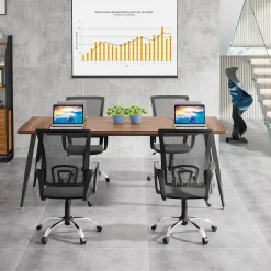 6FT Conference Table, Rectangular Meeting Room Table Seminar Desk