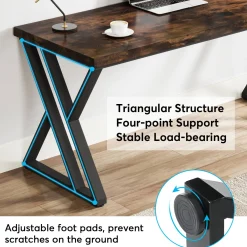 Heavy-Duty Computer Desk, 55
